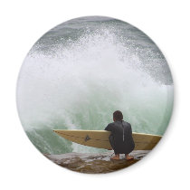 Surfer Surfing magnets