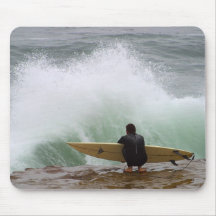 Surfer Surfing Mouse Pad