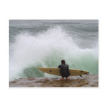 Surfer Surfing Postcard