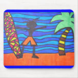 Surfer Surprise Mouse Pad