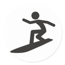 Surfer-T stickers