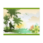 Surfer Theme Postcard