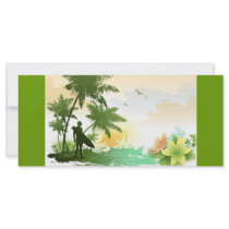 Surfer Theme Custom Rack Cards