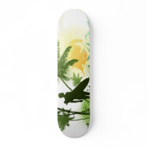 Surfer Theme Skateboard Deck