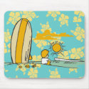 Surfer Tshirts and Gifts mousepads