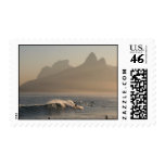 "Surfers at Arpoador, Rio de Janeiro" Postage Stamp