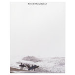 Surfers Beach Personalized Letterhead