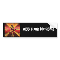 Surfers bumper stickers