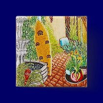 Surfer's Garden buttons