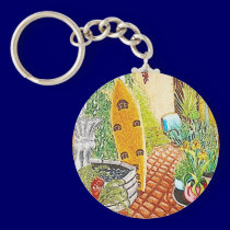 Surfer's Garden keychains