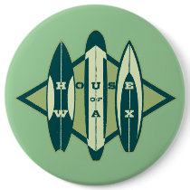 Surfer's House of Wax Buttons