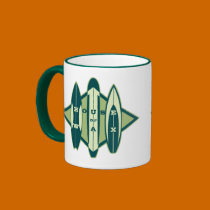 Surfer's House of Wax mugs