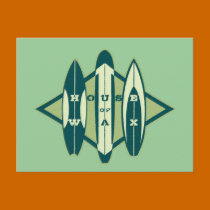 Surfer's House of Wax postcards