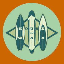 Surfer's House of Wax stickers
