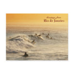 "Surfers, Rio de Janeiro" postcard