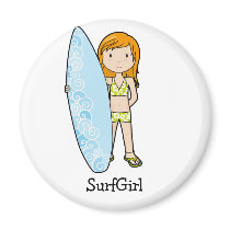 SurfGirl Magnets