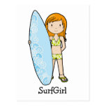 SurfGirl Postcard