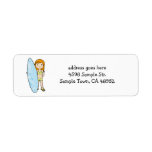 SurfGirl Return Address Labels