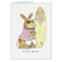 Surfin' Bunny cards