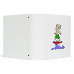 Surfin Grandpa Vinyl Binder