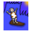 Surfin Guinea Pig Poster posters