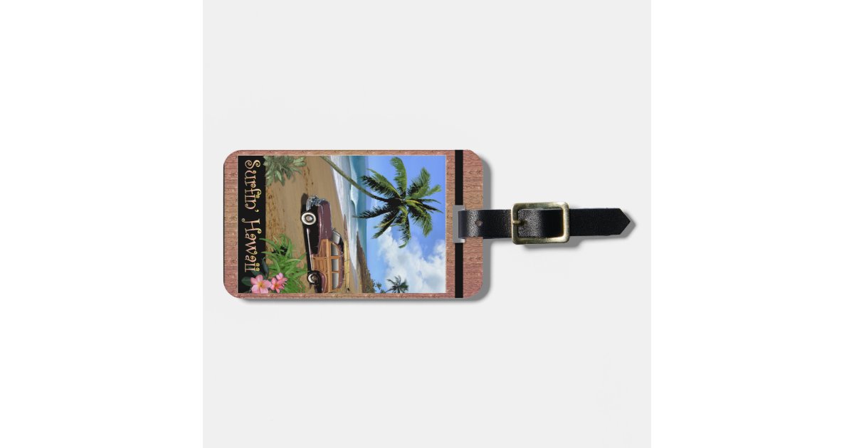 Surfin' Hawaii Luggage Tags Zazzle