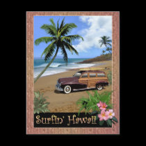 Surfin' Hawaii postcards