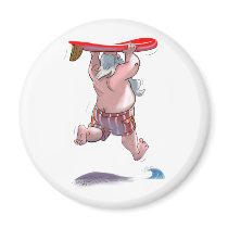 sUrFiN sAnTa magnets by raycasso sUrFiN sAnTa magnets