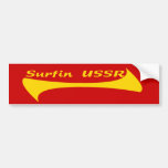 Surfin USSR sticker Bumper Sticker