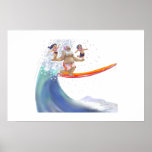 sUrFiN WiTh sAnTa posters