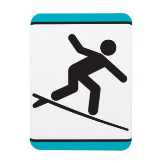 surfing-303470 surfing surf surfer surfboard sign flexible magnets