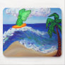 Surfing Angel Raphael Mousepad