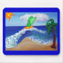 Surfing Angel Raphael Mousepad