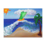 Surfing Angel Raphael Postcard