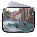 surfing  calle quebrada laptop sleeves