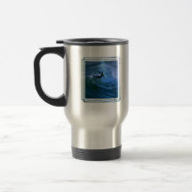 Surfing Curl Travel Mug