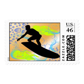 Surfing Dreams Postage stamp