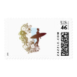 surfing dreams postage stamps