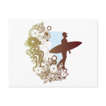 surfing dreams postcard