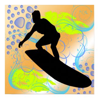 Surfing Dreams Poster print