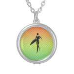 Surfing Girl Necklace