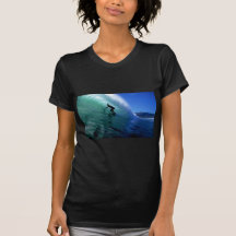Surfing green wave t-shirt
