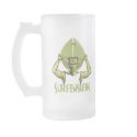 Surfing Halloween Frankenstein mugs
