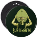 Surfing Halloween Frankenstein Pins