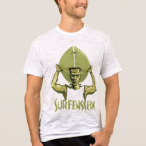 Surfing Halloween Frankenstein t-shirts by AHalloweenTrail Surfing Halloween Frankenstein t-shirts
