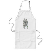 Surfing Halloween Mummy Aprons