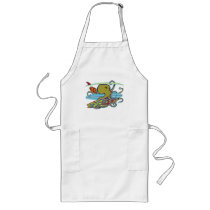 Surfing Halloween Octopus aprons