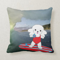 Surfing Hana Pillow - (Life's a beach collection)