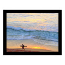 Surfing in Baja Mexico posters
