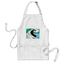 Surfing in Curling Wave Apron